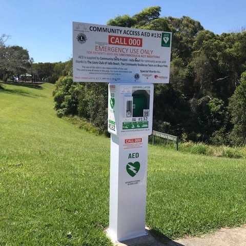 Community AED 132 installation