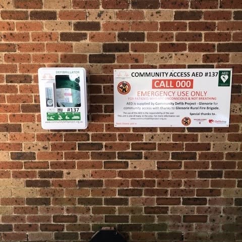 Community AED 137 installation