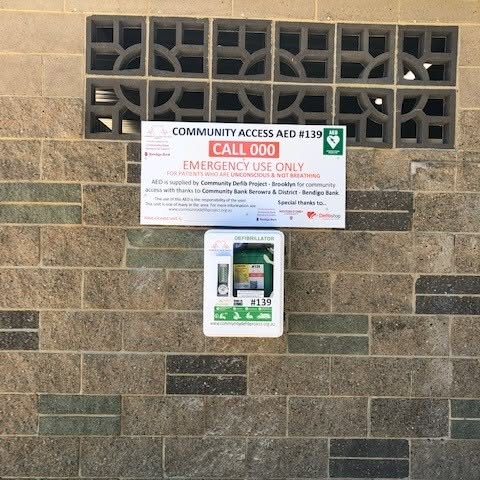 Community AED 139 installation