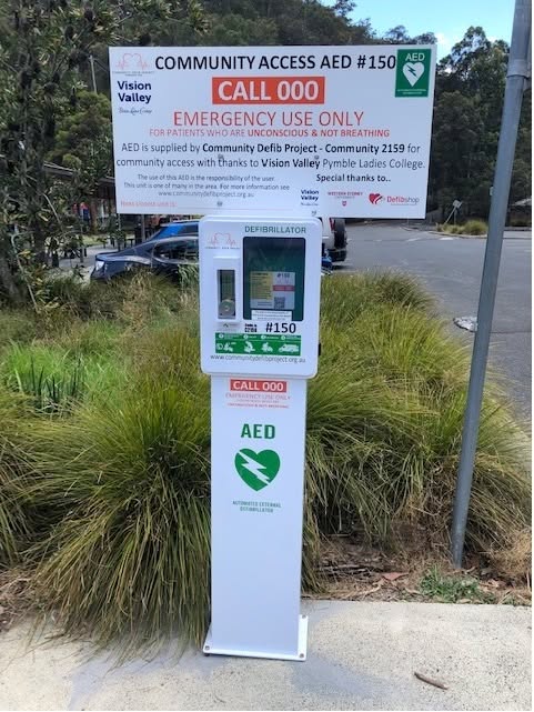 Community AED 150 installation