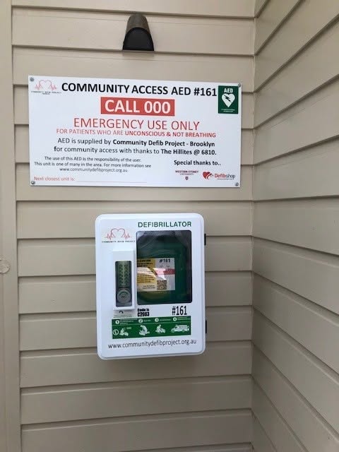 Community AED 161 installation