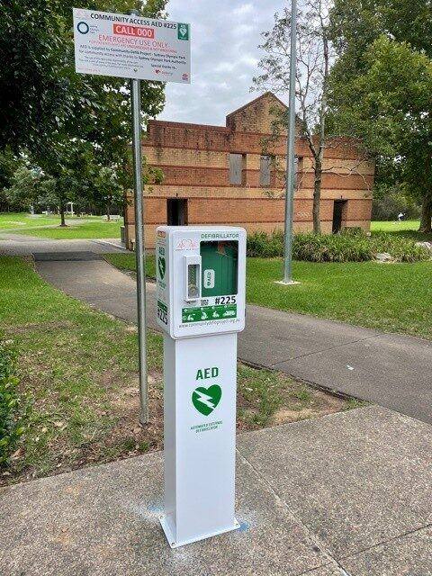 Recorded installation of AED 225