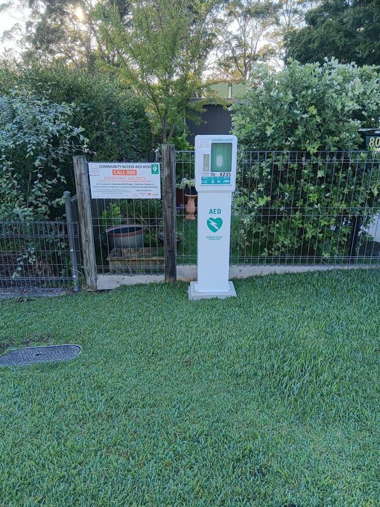 Recorded installation of AED 235