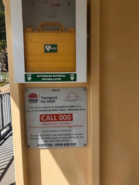 Recorded installation of AED 3