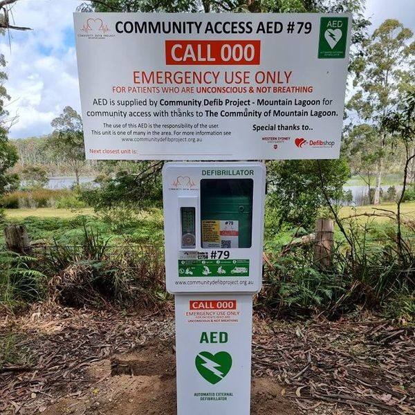 Recorded installation of AED 79
