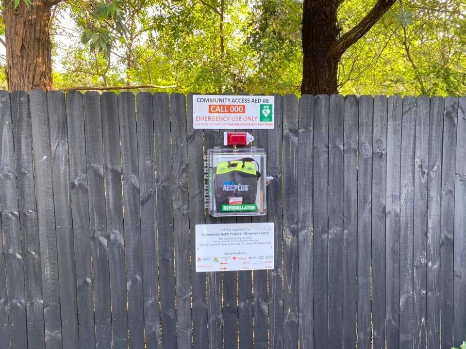 Recorded installation of AED 8