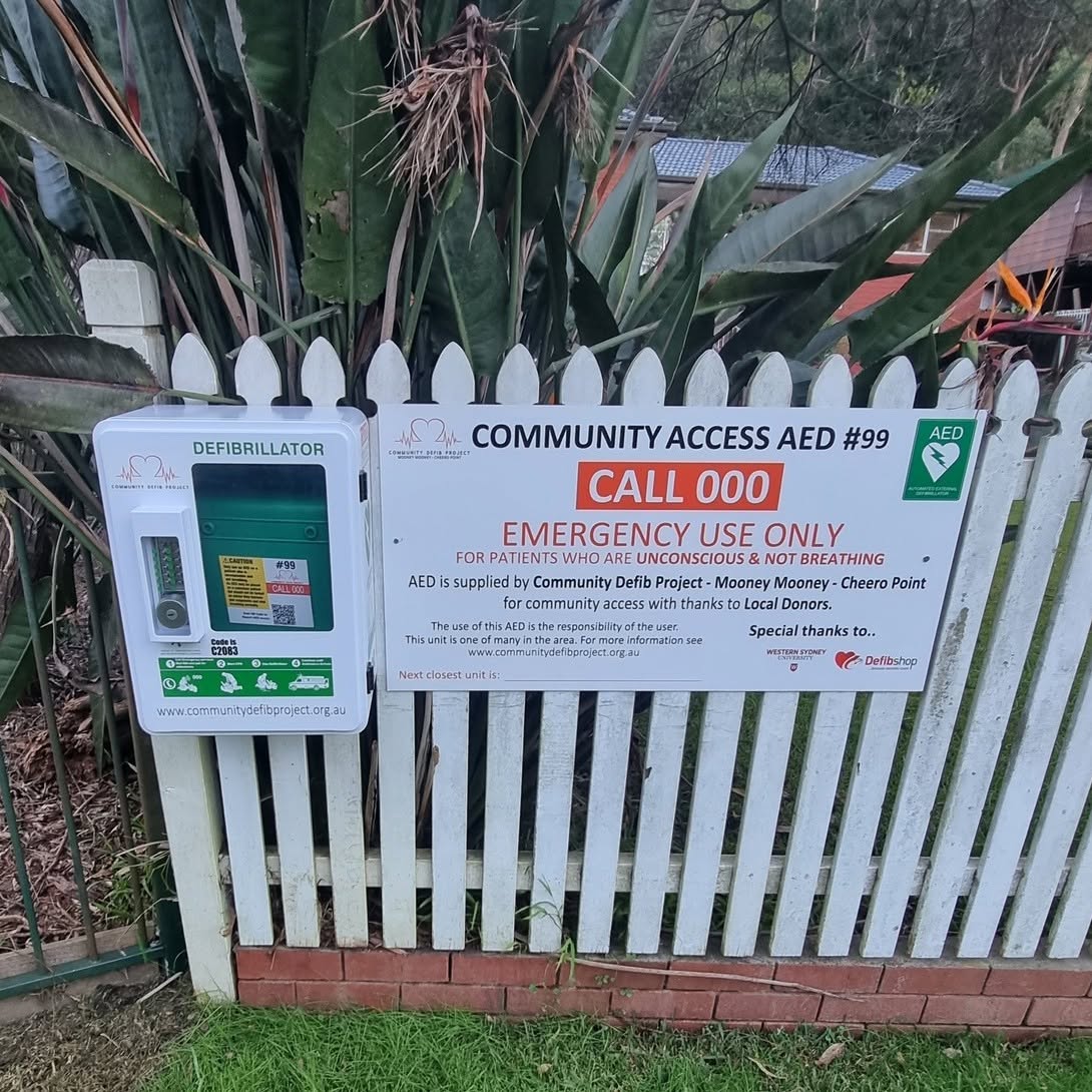 Community AED 99 installation